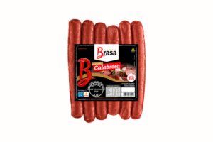 Linguiça Calabresa Reta 2kg - CX 16KG
