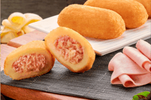 Enrolado Presunto e Queijo